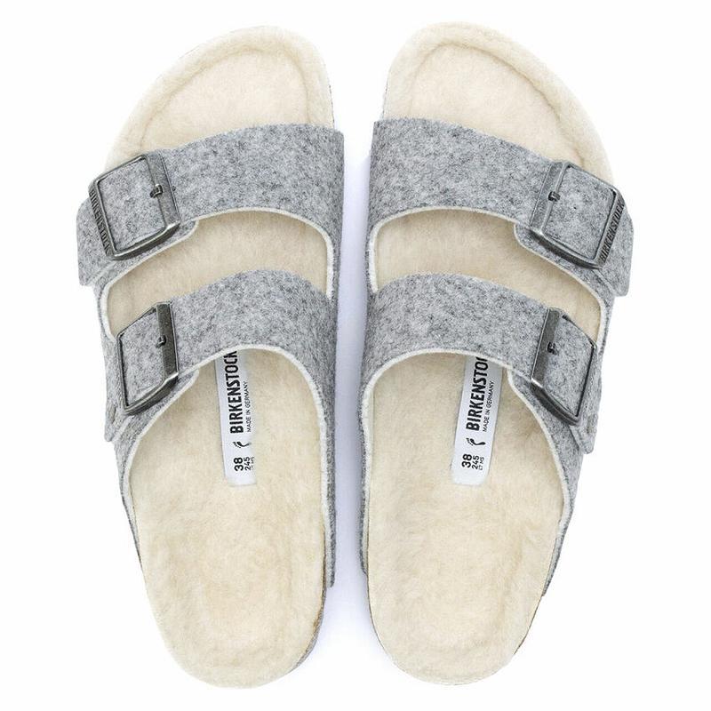 Birkenstock Wool Felt Arizona Dame Grå | DK 50GSO